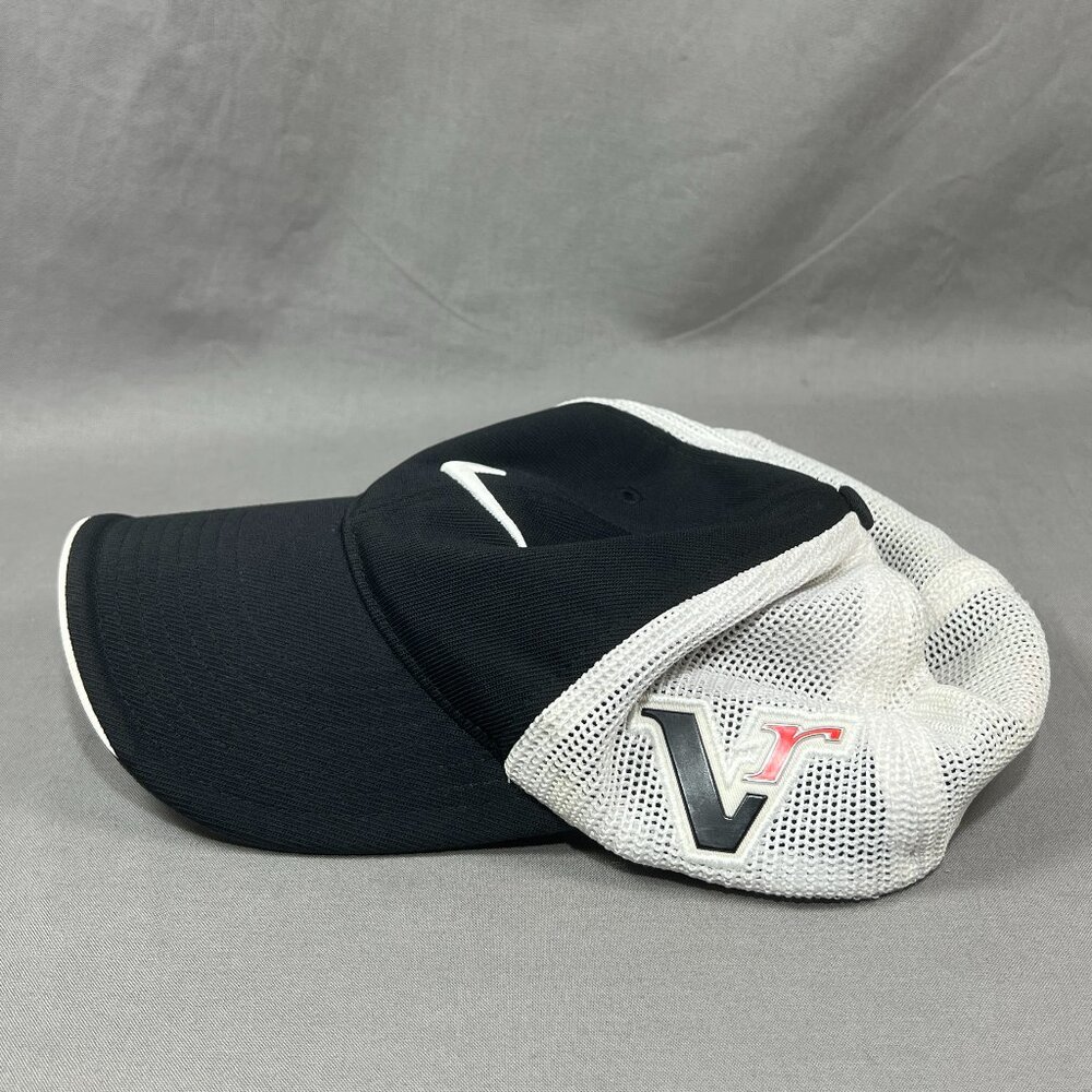 Nike Golf One VR Swoosh Flexfit M/L Hat Cap Black Trucker Mesh Running Dad Mens - Picture 8 of 15